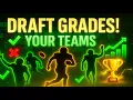 Grading YOUR Fantasy Football Teams 2025 Draft Reviews