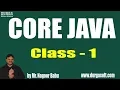 Learn Core Java Programming Tutorial Online Training by Nagoor Babu Sir On 13-08-2018