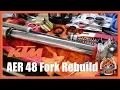 Download Lagu How to Rebuild KTM WP AER 48 Motorcycle Forks | Back in the Garage