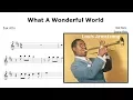 Download Lagu What A Wonderful World - Version (Sheet Music SAX ALTO)