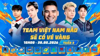 GS , WAG ,   GOW , PE TRANH VÉ VÀO CHUNG KẾT GIAỈ FREE FIRE ĐÔNG NAM Á NGÀY 3 !