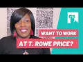T Rowe Price Insider Interview Tips