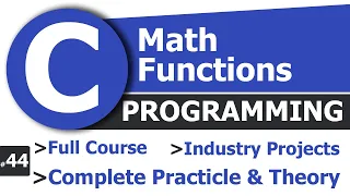 Math Functions in C Programming Complete C Tutorial