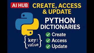 Python Dictionary Tutorial 1 Create Access Update and More