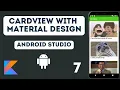 Material Design with RecyclerView and CardView in Android Studio