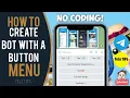 How To Create Bot With A Button Menu How To Use Menu Builder Latest Full Tutorial