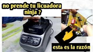 NINJA blender won t turn on circuit board failure fixed