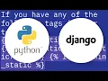 Django TemplateSyntaxError - staticfiles is not a registered tag library