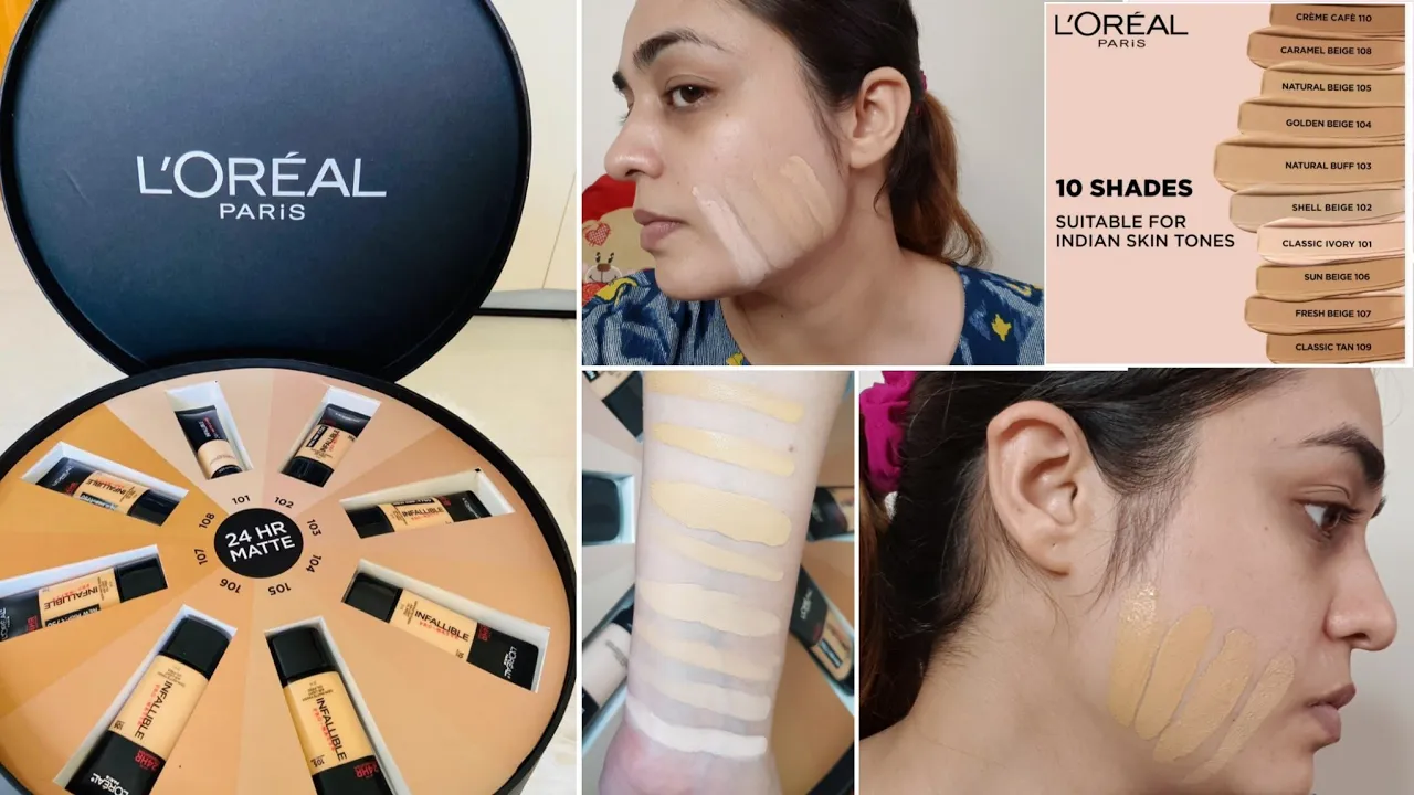 Foundation Terbaru L’OREAL INFALLIBLE 24H MATTE COVER REVIEW | Swatches & Uji