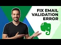 Fix Evernote Error Validating Email Easy Troubleshooting Guide