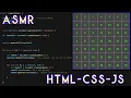 ASMR typing Multiplication Table with HTML CSS and JavaScript no talking