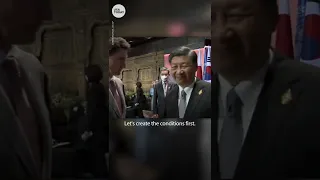 Chinese President Xi Jinping Confronts Justin Trudeau At G20 USA TODAY Shorts 