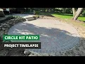 Fendt Circle Kit Paver Patio Project Timelapse Bloomfield Hills Michigan