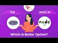 PHP vs Node js Which is better Web Development 2022
