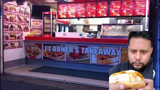 TRYING THE FAMOUS YOKUM BURGER FROM LIL ABNERS IN NZ