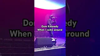 Dom Kennedy Performs When I Come Around LIVE Good Vibes Only Tour 