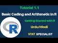R Programming Tutorial Basic Arithmetic in r and basic coding in r