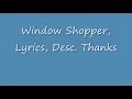 Window Shopper - 50 Cent [Original Dirty] With Lyrics