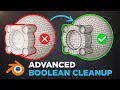 Advanced Boolean Cleanup On Curved Surfaces - Perfect Shading Topology