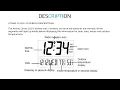 Skyscan 86722 Atomic Clock with Outdoor Wireless Temperature - User Manual