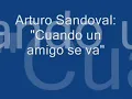 Arturo Sandoval: "Cuando un amigo se va"