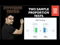 Testing - Two Sample Proportion Test Hypothesis Testing Data Science