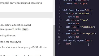 Learning Python Ep 6 Taking a Vacation