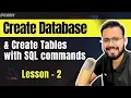 Create Database Create Table in MySQL Workbench SQL Commands SQL Full Course 2025