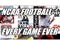 NCAA FOOTBALL EVOLUTION HISTORY (1993 - 2013)