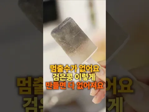 검은콩 아이스크림 뚝딱 만들기 #검은콩 #검은콩두유 #아이스크림 #건강간식 #홈메이드간식