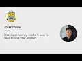 Developer journey Josef Zeman API The Docs Virtual 2022