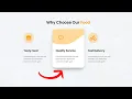Elementor Info Card with Curved Shape on Hover