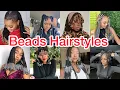 100 Stylish Cute Box Knotless Braids With Beads Hairstyles Best Traditional Styles
