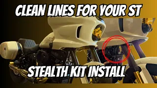 Paul Yaffe ST Fairing Stealth Kit Install Review Cleanest support bar for your ST fairing