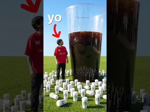 Convertí 100 cafés en 1 gigante.