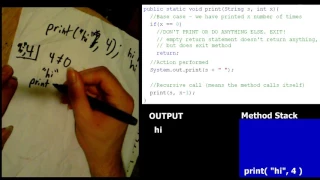 Recursion Tracing - Print