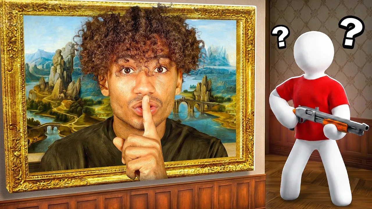 Hide And Seek But You Paint Yourself... [Meccha Chameleon]
