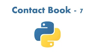 Contact Book - 7 Python