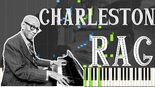 Eubie Blake - Charleston Rag 1915 Ragtime Piano Synthesia