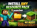 Install Any Resource Pack in TLauncher minecraft - Full Tutorial