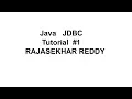Introduction to JDBC Advanced Java Tutorial Jdbc tutorial for beginners What is JDBC