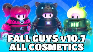 LEAKED FALL GUYS V10.7 UPDATE! ???? (Fame Pass 9, Cyber Outfits & More)