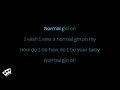 SZA - Normal Girl (Karaoke Version)