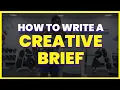 How To Write A Creative Brief Example Chrysler Planet Fitness Moneyball