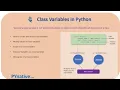 Class variables and instance variables ll OOPS with Python Programming ll sns institutions