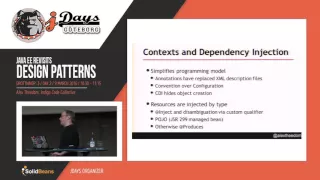 Java EE revisits Design Patterns Speaker Alex Theedom