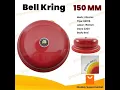 Download Lagu Bel Kring 150mm BE1116 Bell Listrik Sekolah Pabrik Fire Alarm Round 220v