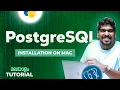 Mac installation PostgreSQL Brototype Tutorials Malayalam