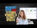 Download Lagu Microsoft biedt GRATIS uitgebreide beveiligingsupdates voor Windows 10