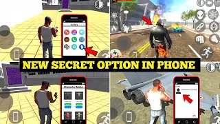 New Update Secret Option in Phone in Indian Bike Driving 3D 🤯🔥| New Character Cheat Code | HIG